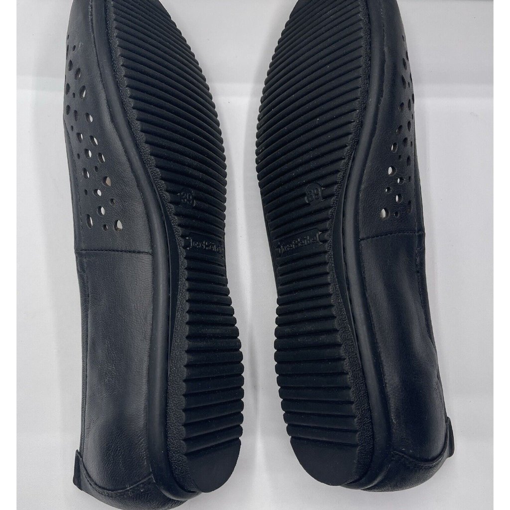 Joseph Siebel Shoes Womens Slip On Size 8-8.5 Eu 39 Black Leather Comfort — image 5 of 8